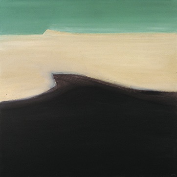 Eruptivt landskap V, olje 1995, 110x100 cm, foto KOS Eruptivt landskap V, olje 1995, 110x100 cm, foto KOS